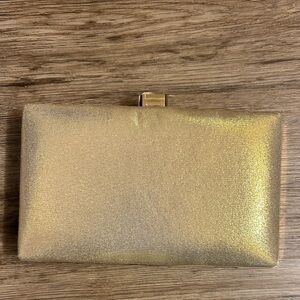 Gold hand bag